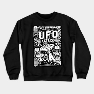 UFO Attack Comics Crewneck Sweatshirt